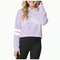 thumbnail image 1 of Yindaity Kids Crop Tops Girls Long Sleeve Tee Shirts Cute Daisy Pinted Fashion Sweatshirt Pullover Top(Purple,3-4 Y), 1 of 6