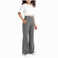 thumbnail image 1 of Yindaity Leggings Girls Girls School Uniform Jogger Pants, Elastic Waistband with Drawstring Closure, Stretch Performance Fabric(Grey,12-13 Years), 1 of 5
