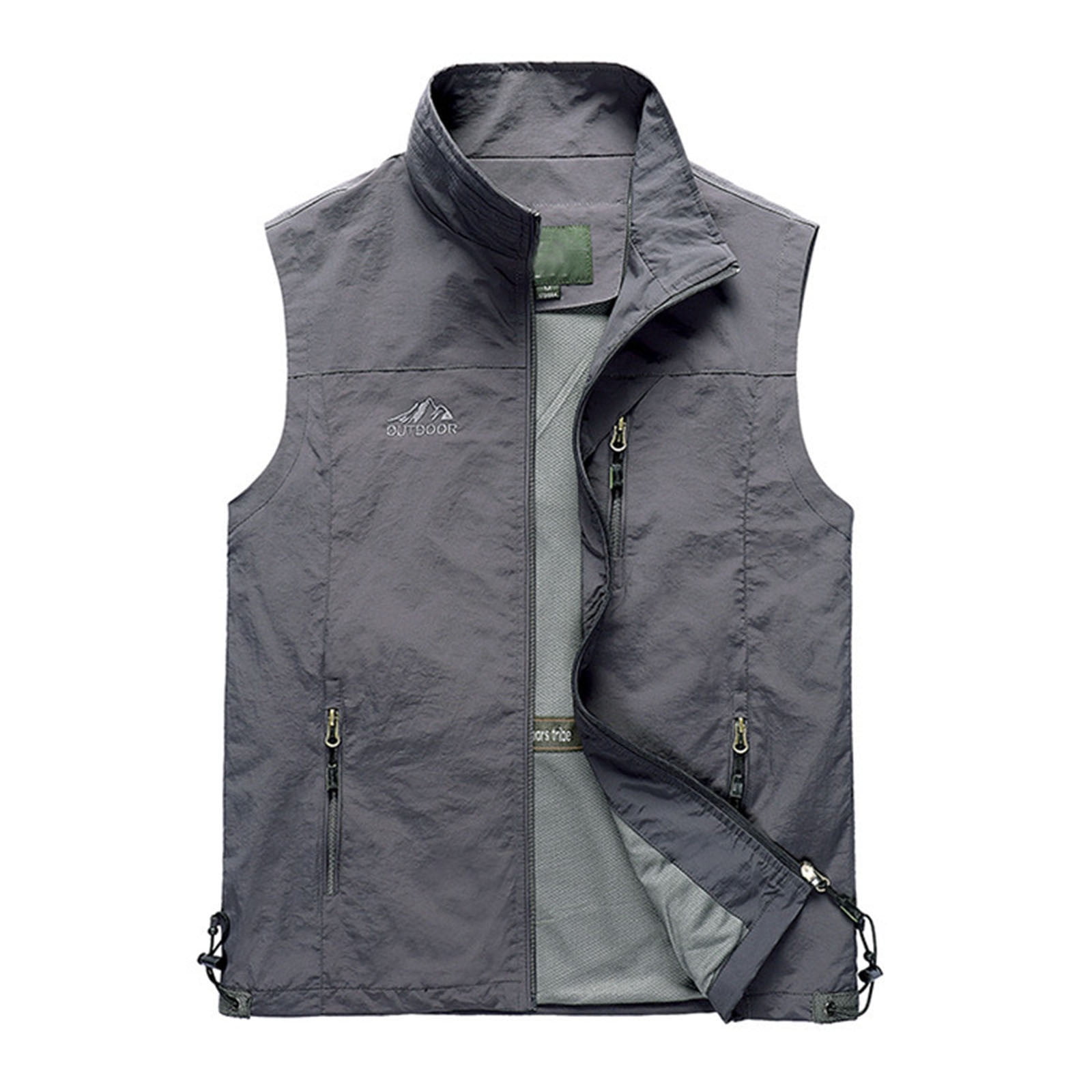 新品! PHIGVEL FISHERMAN'S VEST サイズ3 mont-bell Adjustable Angler Vest Dark Gray M Unisex Jacket