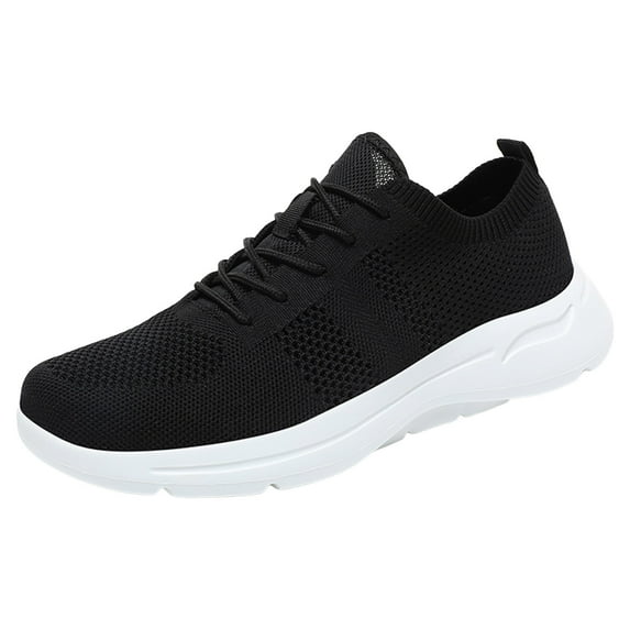 Yindaity Men'S Walking Shoes Men's Running Shoes Comfortable Lightweight Breathable Walking Shoes Mesh Workout Casual Sports Shoes White,8