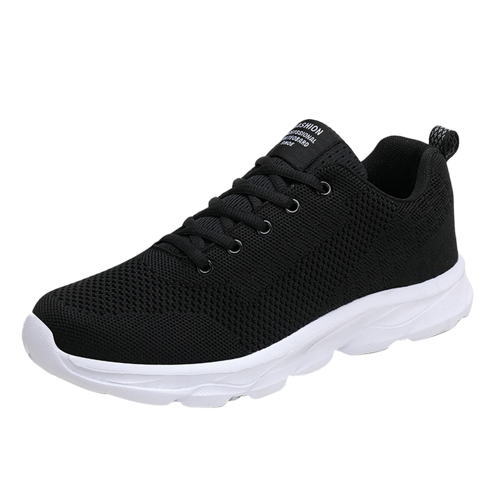 Yindaity Men Walking Shoes Men's Wide Walking Shoes Athletic Sneakers Lightweight Workout Slip-on Shoes White,10