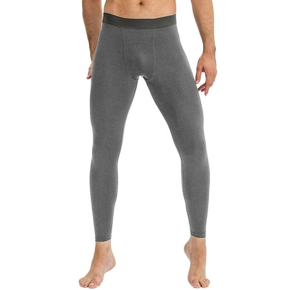 Yindaity Men's Compression Tights Basketball Compression Pants Leggings for Athletic Gym Clothes for Men (Grey,M)