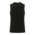 thumbnail image 1 of Yindaity Men's Cotton Sleeveless T Shirts, Breathable & Moisture Wicking with Odor Control Black,M, 1 of 3