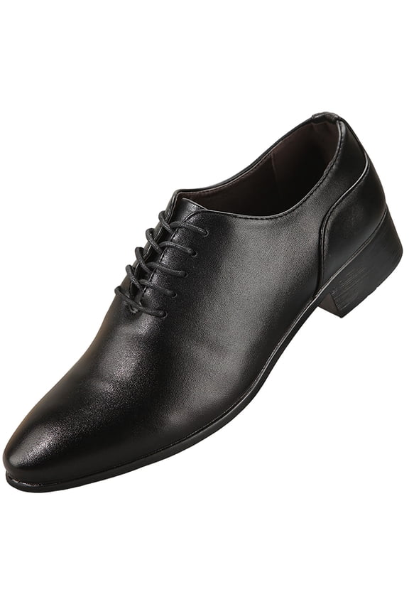 Men's Latin Ballroom Dance Shoes Tango Morden Rumba Social Dance Shoes Black,9.5