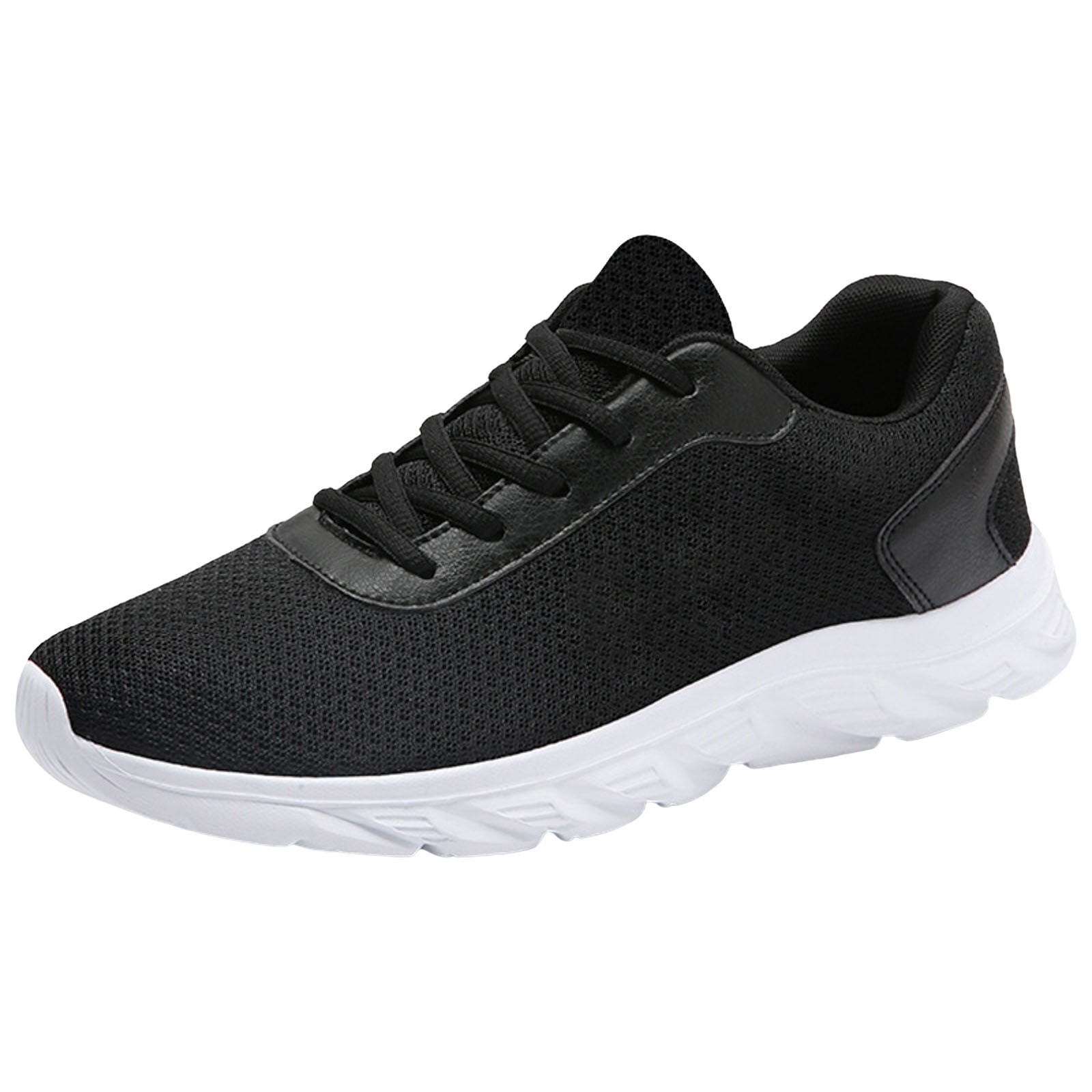 Yindaity Men’s Sports Shoes Running Sneakers Working Shoes Comfortable Casual Walking Hiking Shoes White,11
