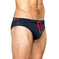thumbnail image 1 of Yindaity Men's Swimwear Bikini Swimming Briefs Drawstring Swimsuits Board Surf Shorts Trunks Dark Blue,M, 1 of 5