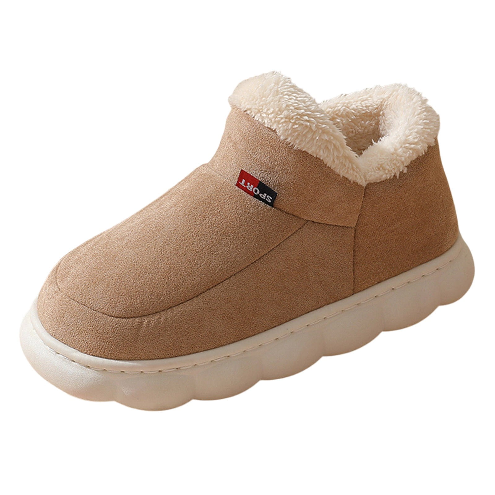Yindaity Mens Bedroom Slippers Men's Slippers Comfy Warm Plush House ...