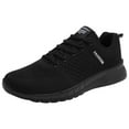 thumbnail image 1 of Yindaity Mens Extra Wide Sneakers Lightweight Breathable Comfortable Running Walking Gym Sport Athletic Shoes(Black,9), 1 of 6