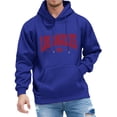 thumbnail image 1 of Yindaity Mens Hoodies Pullover Mens Workout Hoodie,Long Sleeve Fleece Lightweight Pullover Hooded Sweatshirt with Pocket (Blue,M), 1 of 5