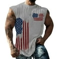 thumbnail image 1 of Yindaity Mens Sleeveless Tee Tops Grey,2XL, 1 of 4