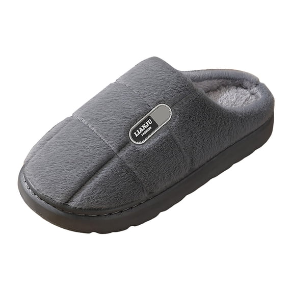 Yindaity Mens Slippers 14 Men's Shoes House Slippers Comfy Bedroom Mens Slippers Breathable Warm Cozy Slip On Slippers Indoor Outdoor(Grey,11)