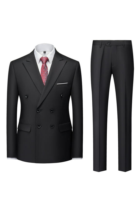 Mens Sport Coat Casual Slim Fit Blazer One Button Textured Suit Jacket Dinner Jackets for Men (Black,4XL)