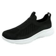 thumbnail image 1 of Yindaity Mens Walking Shoes Men's Slip-on Sneakers Wide Width Comfort Walking Shoes Casual Flats (White,10), 1 of 6