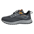 thumbnail image 1 of Yindaity Mens Walking Shoes for Plantar Fasciitis, Orthopedic Sneakers for Men with Arch Support, Wide Toe Box Shoes for Pain Relief with Non Slip Rubber Sole Dark Gray,9, 1 of 4