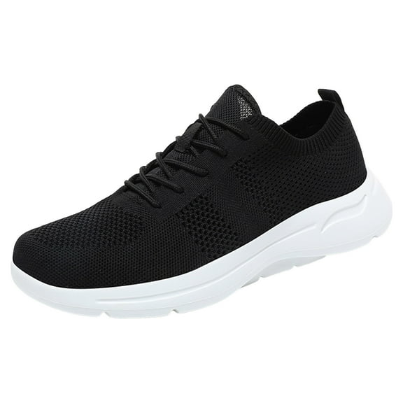 Yindaity Mens Walking Sneakers Men's Wide Walking Shoes Athletic Sneakers Lightweight Workout Slip-on Shoes White,10.5