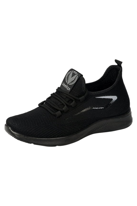 Mens Walking Sneakers Wide Width Slip on Tennis Shoes,Lightweight Breathable Running Shoes,Ideal for Athletic Workout Gym Jogging and Casual Wear Black,9