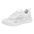 thumbnail image 1 of Yindaity Mesh Barefoot Running Shoes Women Women's Minimalist Barefoot Shoes | Zero Drop Sole | Wide Width Fashion Sneaker Womens Trail Running Shoes White,6, 1 of 9