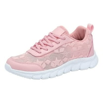 Yindaity Mesh Road Running Shoes Womens Sneakers Fashion Walking Casual Lightweight Tennis Shoes Women'S Running Shoes Pink,10.5