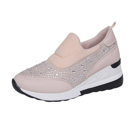 Yindaity PU Women Shoes Casual Women’s Glycerin Neutral Running Shoe Women Shoes Casual Red,8.5