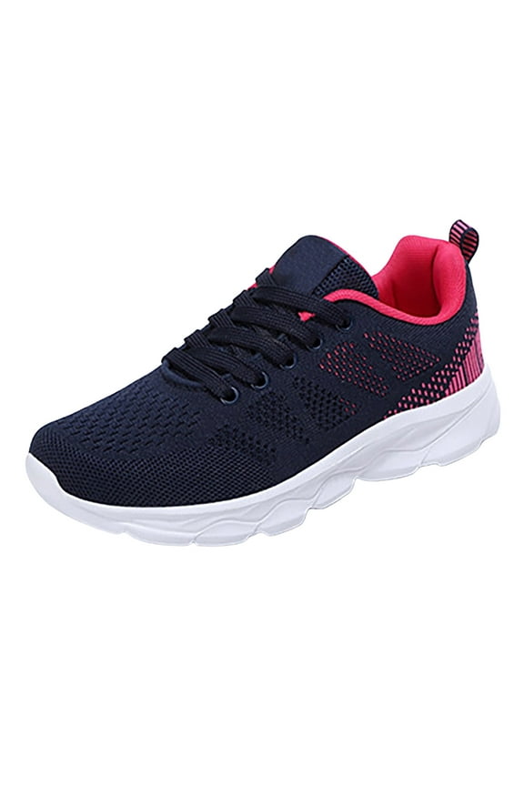 PU Shoes for Women Wide Toe Box Shoes Women Extra Wide Width Sneakers Ultra Light Road Running Shoes Non-Slip Tennis Sneakers Breathable Walking Athletic Barefoot Shoes Women Hot Pink,8.5