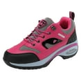 thumbnail image 1 of Yindaity PU Women'S Running Shoes Womens Sneakers Air Cushion Running Tennis Shoes Women Lightweight Arch Support Walking Shoes Barefoot Shoes Women Hot Pink,7.5, 1 of 7