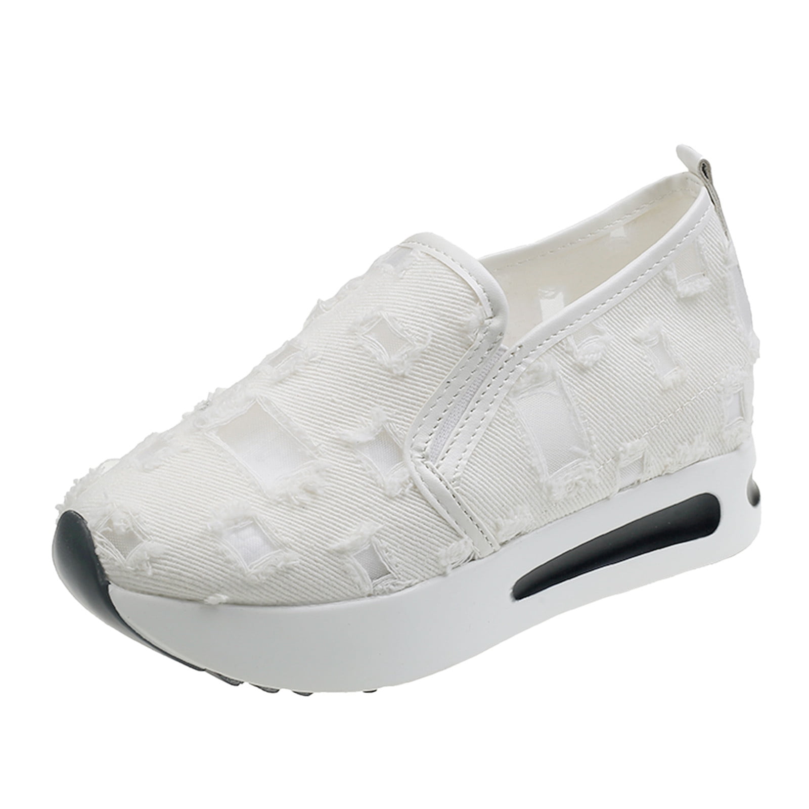Yindaity Single Breathable Mesh Slip-On Casual Toe Round 