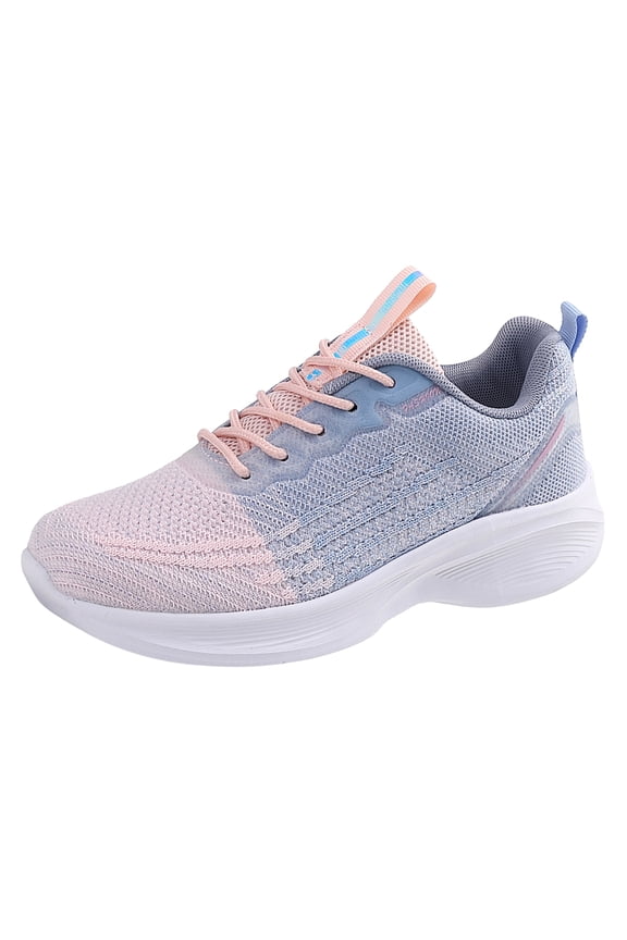 Slip on Sneakers Women Women Walking Shoes Mesh Breathable Casual Running Sneakers Pink,7