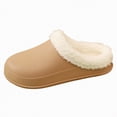 thumbnail image 1 of Yindaity Soft Slippers for Women Indoor Womens Fuzzy Slippers Ladies Arch Support Memory Foam Slippers Warm Comfy Slip On Indoor House Shoes(Khaki,15.99), 1 of 7
