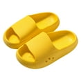 thumbnail image 1 of Yindaity Summer Shoes Toddler Little Kids Slide Sandals Comfy Non-slip Summer Beach Pool Water Shoes Thick Sole Boys Girls Shower Slippers Yellow,9, 1 of 5