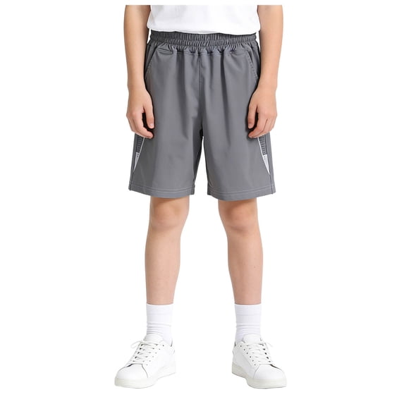 Yindaity Toddler Boy Shorts Boys Shorts Youth Quick Dry Lightweight Hiking Shorts for Sports Outdoor with Pockets(Dark Gray,5-6 Years)