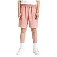 thumbnail image 1 of Yindaity Toddler Shorts Boy Toddler to Youth Athletic Shorts for Boys and Girls Soccer Basketball Sports(Pink,4-5 Years), 1 of 5