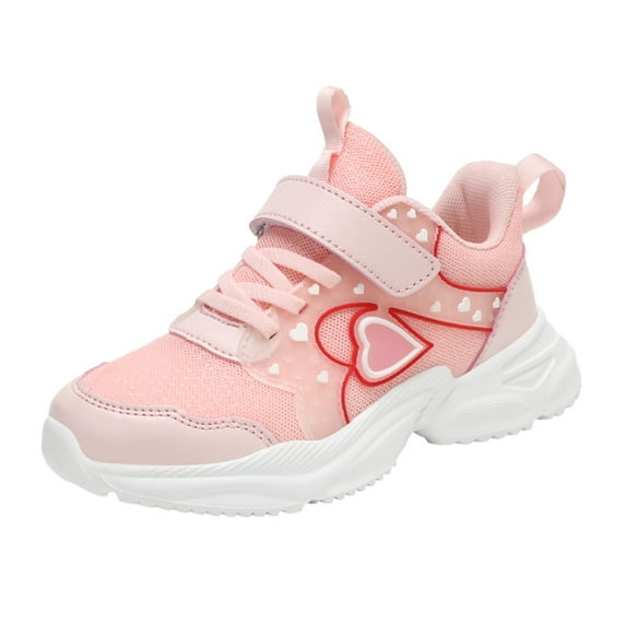 Yindaity Unisex Kids Basketball Shoes Air Boys Girls Sneakers Breathable Outdoor Cushioning Athletic Shoes Toddler Boy Shoes(Pink,2.5)