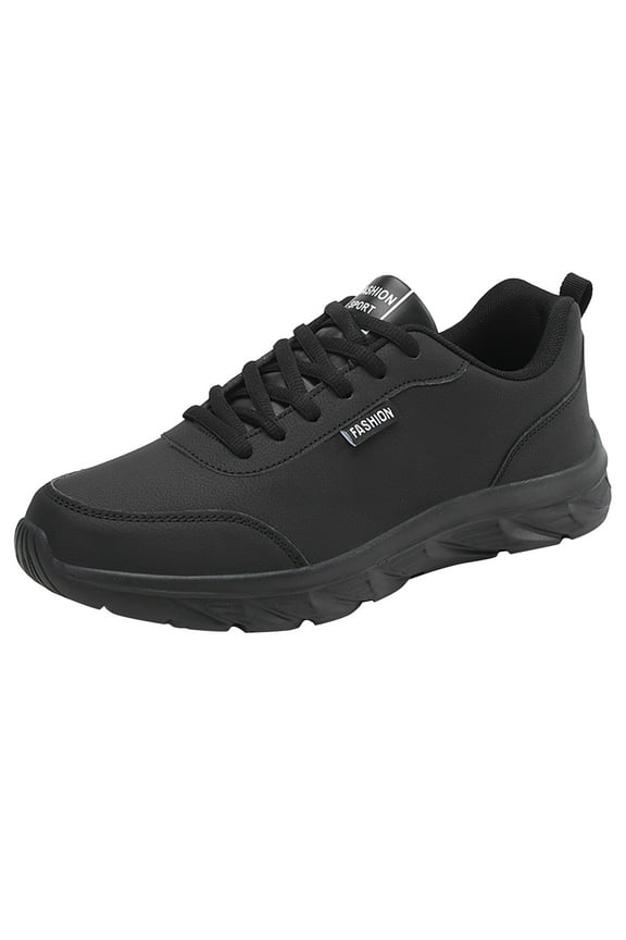 Walking Shoes for Men Men's Wide Walking Shoes Athletic Sneakers Lightweight Workout Slip-on Shoes Black,11.5