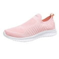 thumbnail image 1 of Yindaity Women Extra Wide Shoes Wide Toe Box Shoes for Men XX Wide Width Swollen Feet - Men's Slip-ons with Arch Support Insole for Plantar Fasciitis Pink,8, 1 of 6