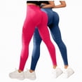 thumbnail image 1 of Yindaity Women Leggings Leggings for Women - High Waisted Tummy Control Yoga Pants for Workout Gym Black Leggings Dance(Navy,2XL), 1 of 4