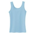 thumbnail image 1 of Yindaity Women's Square Neck Tank Top Sleeveless Double Lined Basic Tops Camisole Vest Women Summer (Light Blue,L), 1 of 2