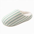 thumbnail image 1 of Yindaity Womens House Slippers Women's Platform Slippers Genuine Suede Slip-on Warm FuzzyEasy Autumn Winter Fluffy Comfy Furry Shoes for Outdoor Indoor(Green,15.99), 1 of 5