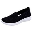 thumbnail image 1 of Yindaity Womens Shoes Mesh Socks Shoes Casual One Foot Wear Women's Shoes Breathable Casual Sports Shoes Sneaker Skates for Women Black,8, 1 of 6