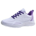 thumbnail image 1 of Yindaity Womens Slip On Walking Shoes Tennis Shoes Non Slip Running Shoes Lightweight Workout Shoes Breathable Cushioning Fashion Sneakers Purple,7, 1 of 6