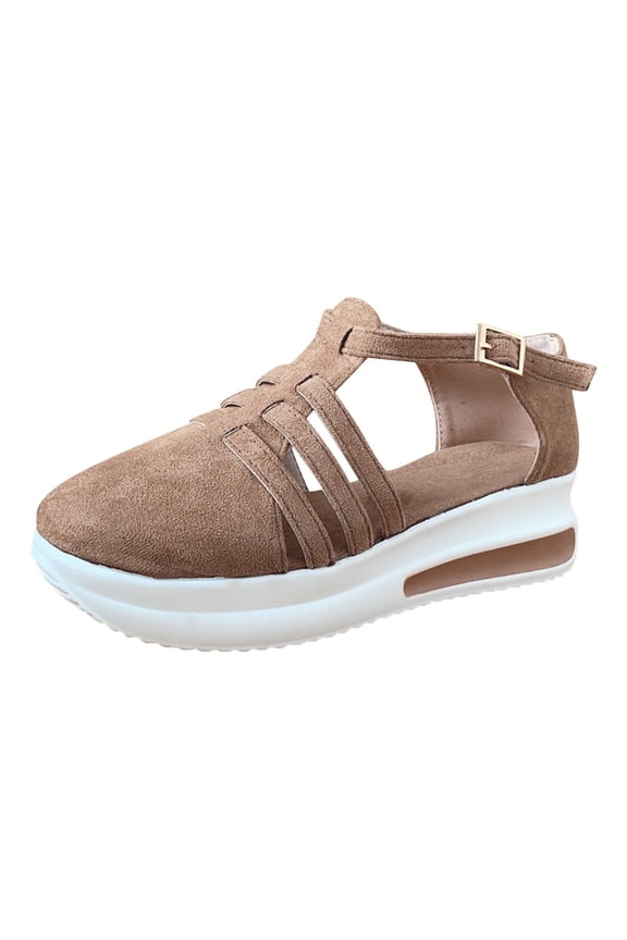 Womens Slip on Sandals Women's Brooklyn Low Wedges, Platform Sandals Beige,9