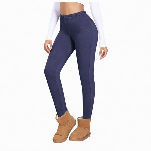Yindaity Yoga Pants With Pockets Workout Leggings - High Waisted Pilates Gym Athletic Womens Yoga Pants Buttery Soft(Dark Blue,XL)