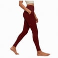 thumbnail image 1 of Yindaity Yoga Pants for Women Women's Joggers Pants Lightweight Athletic Leggings Tapered Lounge Pants for Workout, Yoga, Running(Wine,2XL), 1 of 6