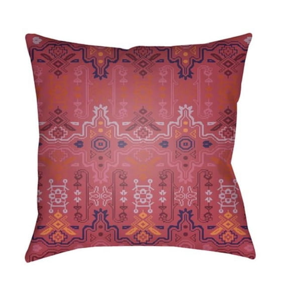 Surya YN011-1818 18 x 18 x 4 in. Yindi Geometric Square Throw Pillow, Multi Color