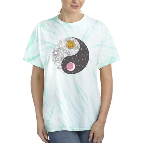 Ying And Yang Art Tie Dye Cyclone Women -Smartprints Designs, Female Medium