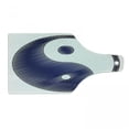 thumbnail image 1 of Ying Yang Cutting Board, Yin Yang Textured in Jean Style Harmony and Balance Pair, Decorative Tempered Glass Cutting and Serving Board, in 3 Sizes, by Ambesonne, 1 of 2