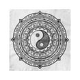 thumbnail image 1 of Ying Yang Head Scarf, Ying Yang Asian, Head Wrap, 3 Sizes, by Ambesonne, 1 of 2