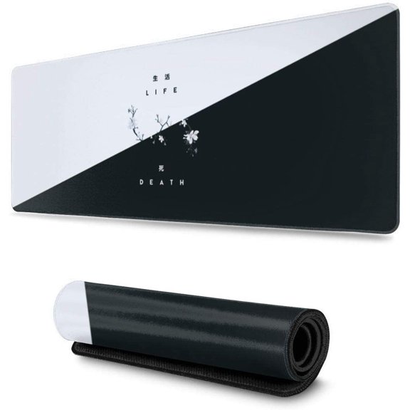 Ying Yang Life Large Mouse Pad Keyboard Pad Long Extended Multipurpose Computer Game Mouse Mat