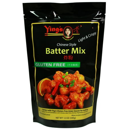 Ying's Light and Crispy Batter Mix, GF 12 oz Pouch Pack Of 8