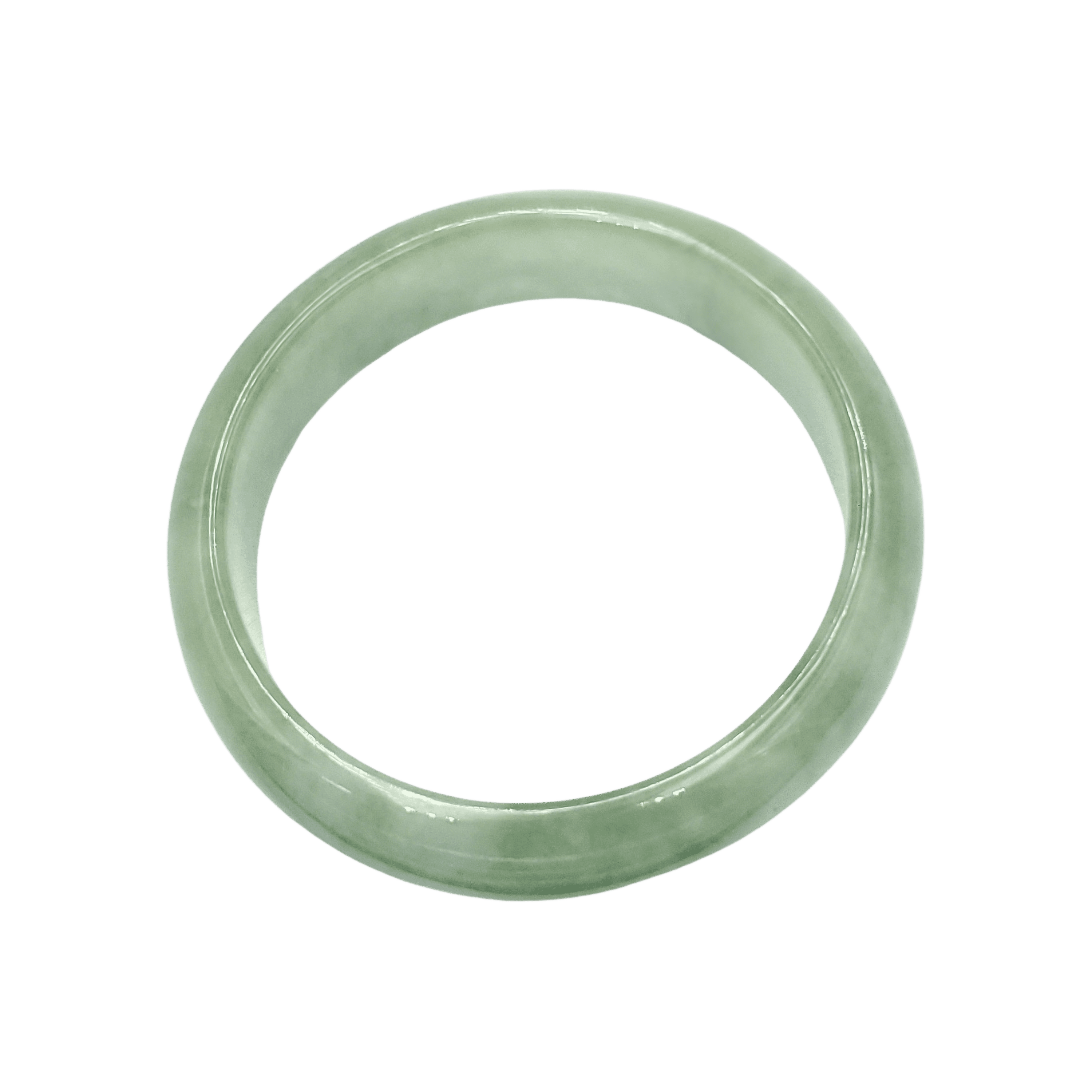 Jade Bangle 48-60mm up | Yingmart Olive Green Jade Jadeite Bracelet for Men, Women, Grandmother, Sister – Vintage Elegance (50-52mm)
