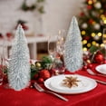 thumbnail image 1 of YingTaiLi 18" Mini Christmas Trees Artificial Christmas Tree,Bottle Brush Trees with Wood Base,for Christmas Decor Christmas Party Home Table Craft Decorations, 1 of 6